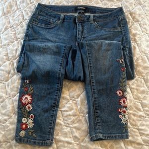 Floral design jegging
